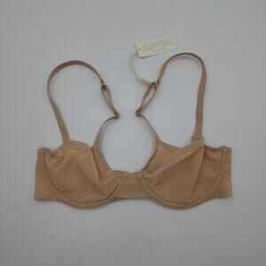 Aerie SMOOTHEZ Unlined Balconette Bra in Sand Size 32B